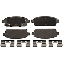 ACDelco 171-1075 Kit Pastiglie Freno Anteriori GM Original Equipment Con Clip - Freno Sicuro E Silenzioso Per Veicoli GM