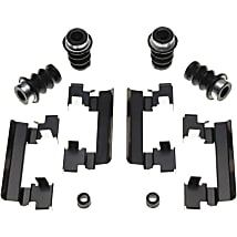 Acdelco Front Disc Brake Caliper Hardware Kit With Clips Seals And Bushings 18k960x