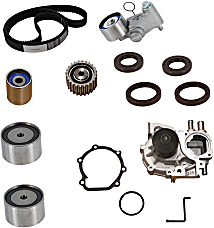 Gates TCKWP328CRB Timing Belt Kit With Water Pump - High Performance Genuine Replacement