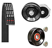 FleetRunner Heavy-Duty Serpentine Belt Drive Component Kit 90K38587HDA