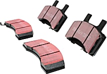 1996 Chevrolet C3500 Front Aramid Fiber Brake Pad Set, FMSI
