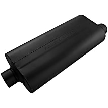 Flowmaster Mustang Super 40 Series Offset/Center Oval Muffler; 3-Inch 853046 (Universal; Some Adaptation May Be Required) - Free Shipping
