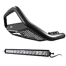 Go Rhino 55542T Rhino Charger/RC2 LR Complete Front Bull Bar Kit For Trucks - Hex Skid Plate, LED Light Mounts - View #2