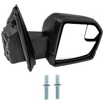 Burco Passenger Side Mirror Glass For 2010-2019 Ford Taurus – Power, Heated With Blind Spot Icon