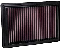 K&N 33-5081 High-Performance Replacement Air Filter For Hyundai Accent & Kia Rio