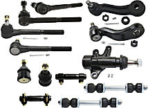 thumbnail image 2 of 8-Piece Front Suspension Kit – Inner & Outer Tie Rods, Sleeves, Ball Joints 2 of 5