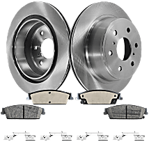 2007 Chevrolet Suburban 1500 Ceramic Rear Disc Brake Pad Kit 19427994