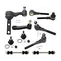 12 Pcs Idler & Pitman Arm & Tie Rod End Adjusting Sleeve For Lincoln