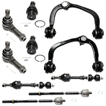 Detroit Axle - 10 Piece Front Suspension Kit - 2 Lower Control Arms, 2 Lower Ball Joints, 2