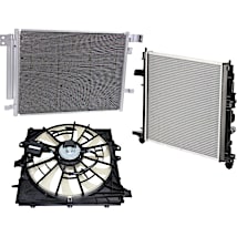 UAC Dual Radiator And Condenser Fan Assembly FA50331C - View #6