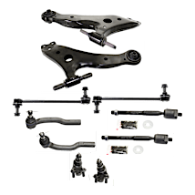 For Hummer H3 H3T 10x Kit Control Arm Ball Joint Tie Rod End Sway Bar