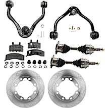 正規代理店 Front, Kit 8-Piece Whitney® JC Driver Side Passenger and 防具
