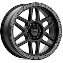 KMC® KM54429058425 Aluminum Satin Black Wheel, 20 in. X 9 in., 5 x