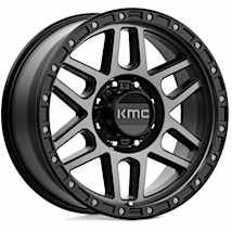 KMC® KM54929080718 Aluminum Satin Black Wheel, 20 in. X 9 in