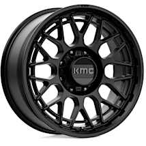 KMC® KM72229088718 Aluminum Satin Black Wheel, 20 in. X 9 in., 8 x
