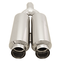 まむ 1989 Nissan 300ZX Muffler, Polished, 6 Cyl 3.0L KV150108 by