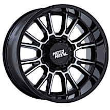 Moto Metal® MO970680783A00US Aluminum Black Wheel, 16 in. X 8 in