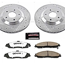 Powerstop® K5263-26 Front Brake Disc and Pad Kit, Cross