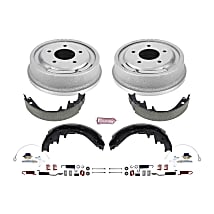 Power Stop KOE15351DK Rear Brake Kit - OE Replacement Drums & Ceramic Pads For Daily Driving