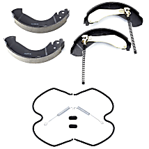 SSH999L Rear Brake Shoe Set, Autospecialty By Powerstop