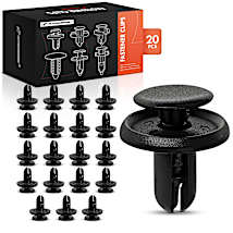 15x Universal 10mm Black Trim Clip Fasteners – Plastic Retainers For Door Panels & Interior