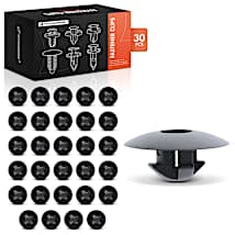 A-Premium® APRCF1601 30 Pcs11mm Black Nylon Splash Shield