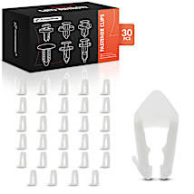 thumbnail image 2 of 20-Pack Sight Shield Retainer Rivet Fastener Clips For Ford Lincoln - N804837S Replacements 2 of 5