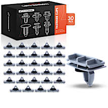 A-Premium 50 PCS Nylon Weatherstrip Retainer Clips - Double Head, 4mm Stem, Compatible With Ford F-150, Explorer & More - View #5