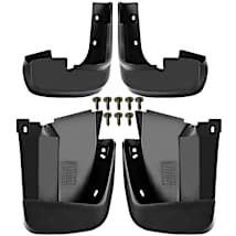 Universal Front & Rear Rubber Mud Flaps Set Of 4 - Car Truck SUV Splash Guard Protection