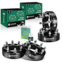 YHT Auto® YHTWSP0351 4 Pcs Black 8x6.69 to 8x6.69 inches Wheel