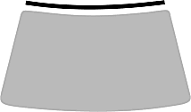 Honda Genuine Front Windshield Molding FR S2000 2000-2009 Honda Genuine Front Windshield Molding FR S2000 2000-2009