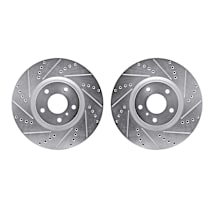 R1 Concepts Front Rear Brake Rotor Kit |Brake Rotors| Brake Disc Drilled And Slotted Whpn2 03054