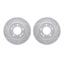 R1 Concepts Drilled And Slotted Carbon Coated Disc Brake Rotor Set WBPN1- 27025 - Walmart Supplies - View #13