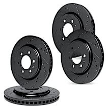 R1 Concepts Front Brake Rotor Kit |Brake Rotors| Brake Disc WJPN1-63053