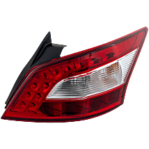 Replacement® Driver Side Tail Light, with Bulb, Halogen