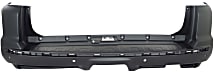 Replacement® 2023 Toyota 4Runner Limited - Rear Primed Bumper Cover, For Models With Chrome Insert, CAPA Certified REPT760160PQ