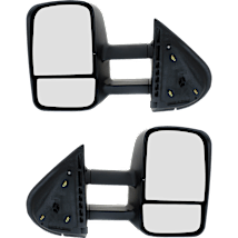 Kool Vue® Driver and Passenger Side Towing Mirrors, Manual Adjust