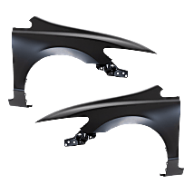 Honda Civic Fender Liner Passenger Side - Replacement For 2001-2003 Civic Coupe/Sedan