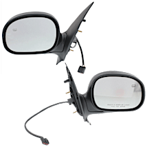 JC Whitney® Driver and Passenger Side Towing Mirror, Power