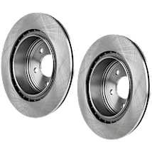 2007 Nissan 350Z Rear Brake Disc, Plain Surface, Vented, 5