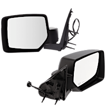 JC Whitney® Driver and Passenger Side Mirrors, Power, Manual