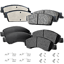 2007 Chevrolet Suburban 1500 Ceramic Rear Disc Brake Pad Kit 19427994 - View #2