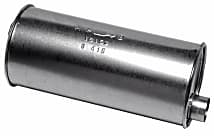MagnaFlow 14832 Street Series Muffler - 2.25" Inlet, 14" Oval Body, Polished Stainless