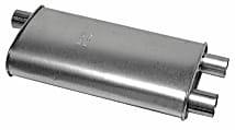 Walker SoundFX Universal Muffler - Aluminized Steel, Corrosion Resistant Muffler