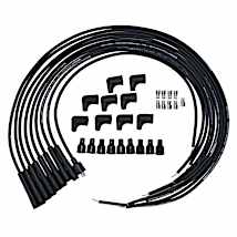 ACCEL 8.8mm 300+ Ferro-Spiral Race Spark Plug Wire – Black Silicone – Sold By The Foot