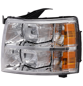 Driver Side Halogen Headlight, With bulb(s) Driver Side Halogen Headlight, With bulb(s)
