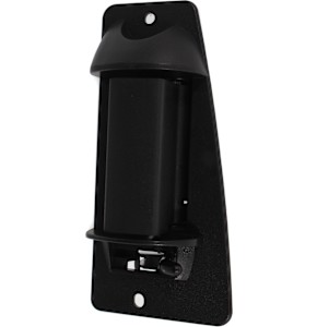 Rear, Driver Side Exterior Door Handle, Textured Black Bezel with Textured Black Lever Rear, Driver Side Exterior Door Handle, Textured Black Bezel with Textured Black Lever