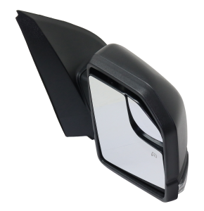 Mirror Manual Folding Heated - Passenger Side, Power Glass, In-housing Signal Light, With Blind Spot Corner Glass, Textured Black Mirror Manual Folding Heated - Passenger Side, Power Glass, In-housing Signal Light, With Blind Spot Corner Glass, Textured Black