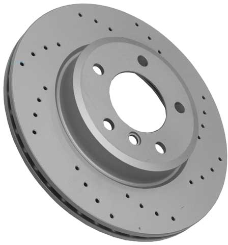 Zimmermann Brake Disc, Front, Driver or Passenger Side, 24-month 24,000-mile limited warranty 150.1288.52