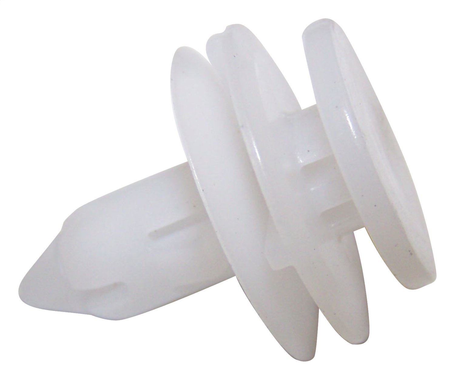 Crown® 6505539AA Door Panel Retainer - White, Plastic, Direct Fit